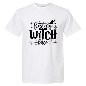 Resting Witch Face Cool Gift Funny Halloween Gift Garment-Dyed Heavyweight T-Shirt