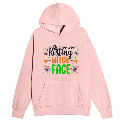 Resting Witch Face Spooky Halloween Vibes Gift Urban Pullover Hoodie