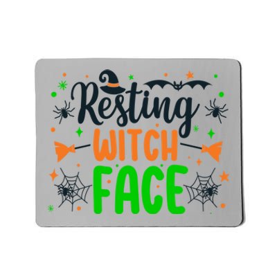 Resting Witch Face Spooky Halloween Vibes Gift Mousepad