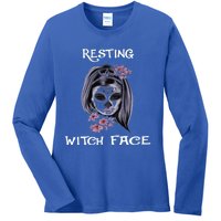 Resting Witch Face Gift Ladies Long Sleeve Shirt