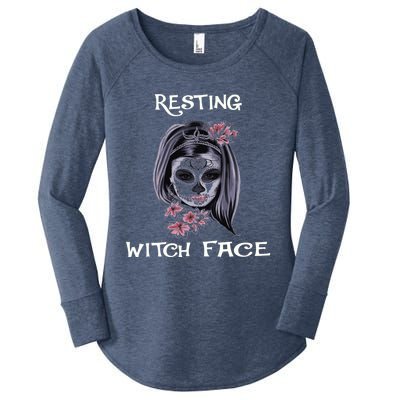 Resting Witch Face Gift Women's Perfect Tri Tunic Long Sleeve Shirt