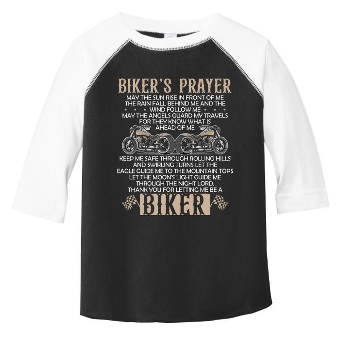 Ride with Faith Inspirational Motorcycle Prayer Toddler Fine Jersey T-Shirt