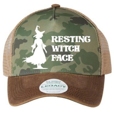 Resting Witch Face Funny Gift Legacy Tie Dye Trucker Hat