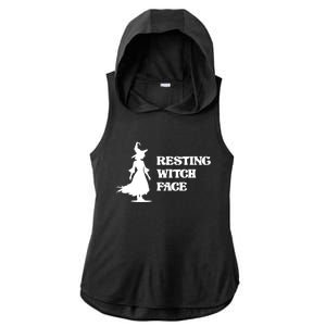 Resting Witch Face Funny Gift Ladies PosiCharge Tri-Blend Wicking Draft Hoodie Tank