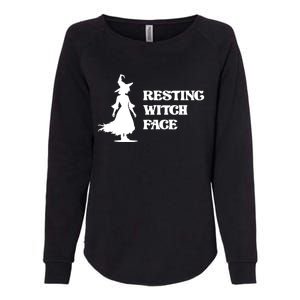 Resting Witch Face Funny Gift Womens California Wash Sweatshirt