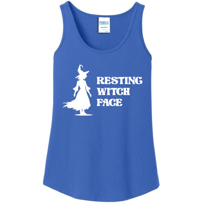 Resting Witch Face Funny Gift Ladies Essential Tank