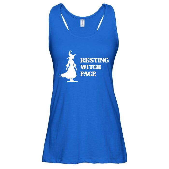 Resting Witch Face Funny Gift Ladies Essential Flowy Tank