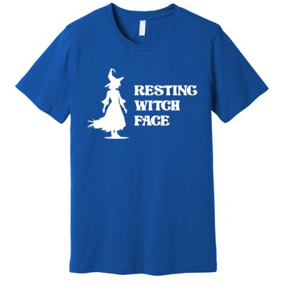 Resting Witch Face Funny Gift Premium T-Shirt