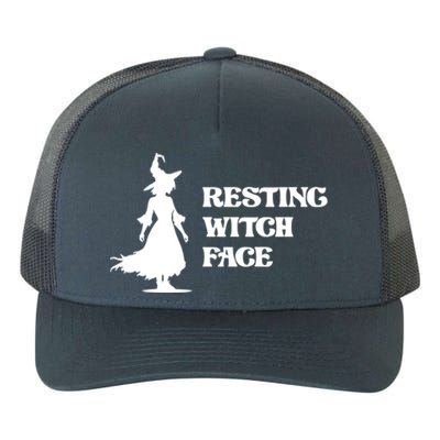 Resting Witch Face Funny Gift Yupoong Adult 5-Panel Trucker Hat