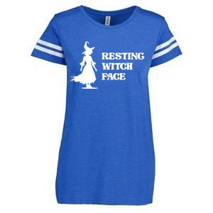 Resting Witch Face Funny Gift Enza Ladies Jersey Football T-Shirt