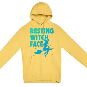 Resting Witch Face Cool Gift Witches Halloween Costume Gift Cute Gift Premium Pullover Hoodie