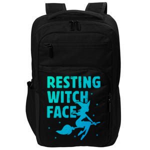 Resting Witch Face Cool Gift Witches Halloween Costume Gift Cute Gift Impact Tech Backpack