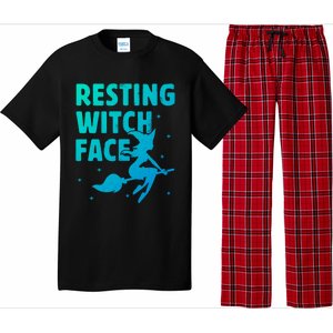 Resting Witch Face Cool Gift Witches Halloween Costume Gift Cute Gift Pajama Set