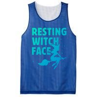 Resting Witch Face Cool Gift Witches Halloween Costume Gift Cute Gift Mesh Reversible Basketball Jersey Tank