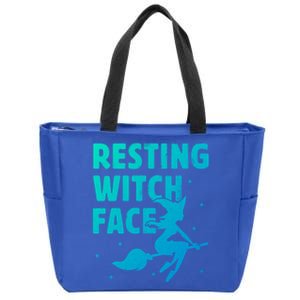 Resting Witch Face Cool Gift Witches Halloween Costume Gift Cute Gift Zip Tote Bag