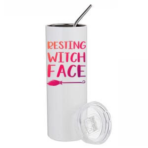 Resting Witch Face Gift Stainless Steel Tumbler