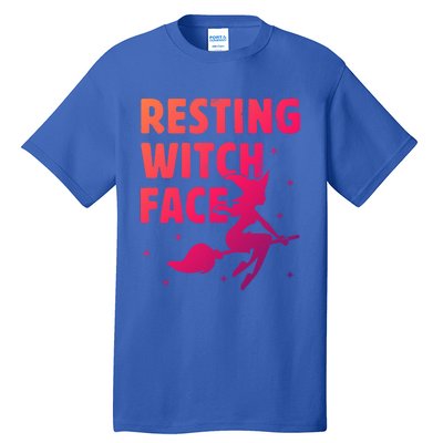 Resting Witch Face Cool Gift Witches Halloween Costume Gift Cute Gift Tall T-Shirt