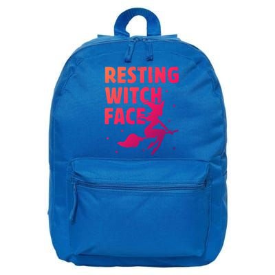 Resting Witch Face Cool Gift Witches Halloween Costume Gift Cute Gift 16 in Basic Backpack