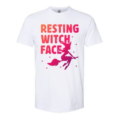 Resting Witch Face Cool Gift Witches Halloween Costume Gift Cute Gift Softstyle® CVC T-Shirt