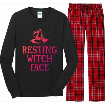 Resting Witch Face Gift Long Sleeve Pajama Set