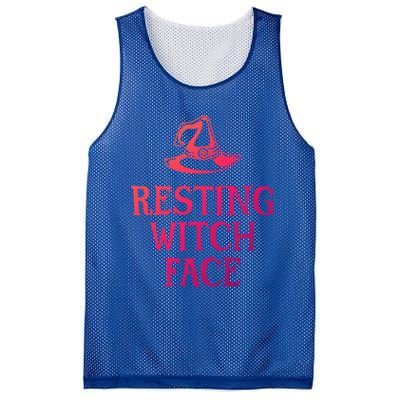 Resting Witch Face Gift Mesh Reversible Basketball Jersey Tank