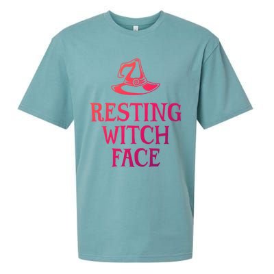 Resting Witch Face Gift Sueded Cloud Jersey T-Shirt