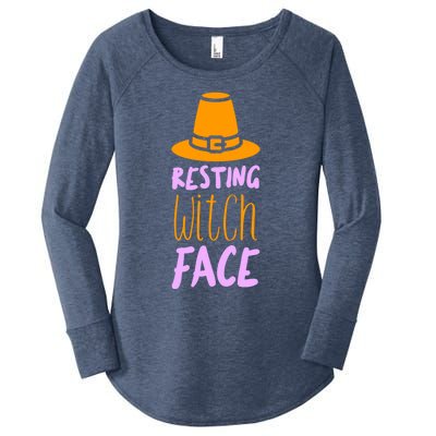 Resting Witch Face Gift Women's Perfect Tri Tunic Long Sleeve Shirt