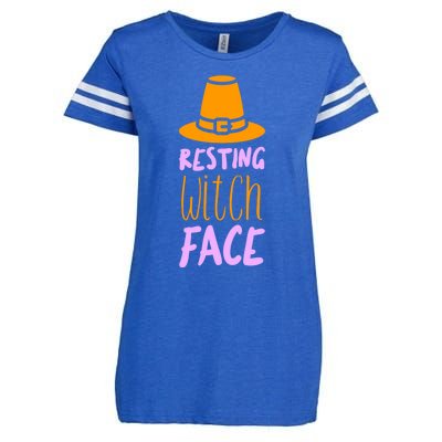 Resting Witch Face Gift Enza Ladies Jersey Football T-Shirt