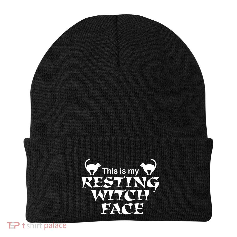 Resting Witch Face Gift Beanie