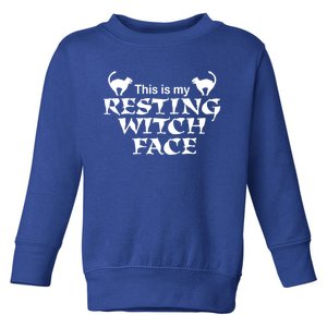 Resting Witch Face Gift Toddler Sweatshirt