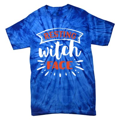 Resting Witch Face Gift Tie-Dye T-Shirt