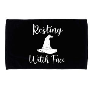 Resting Witch Face Gift Microfiber Hand Towel