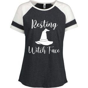 Resting Witch Face Gift Enza Ladies Jersey Colorblock Tee