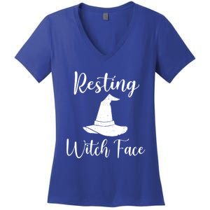 Resting Witch Face Gift Women's V-Neck T-Shirt