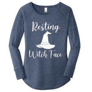 Resting Witch Face Gift Women's Perfect Tri Tunic Long Sleeve Shirt