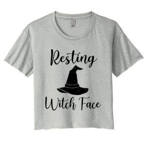 Resting Witch Face Gift Women's Crop Top Tee