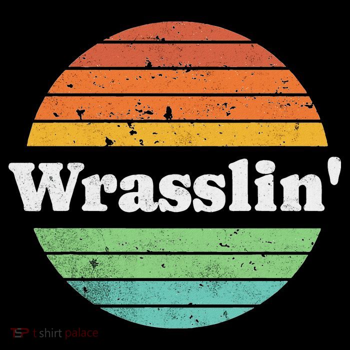Retro Wrasslin Funny Wrestling Lover 70s Style Flatbill Hat