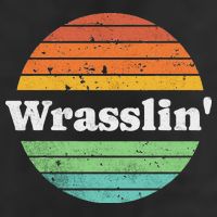 Retro Wrasslin Funny Wrestling Lover 70s Style 25L Jumbo Tote
