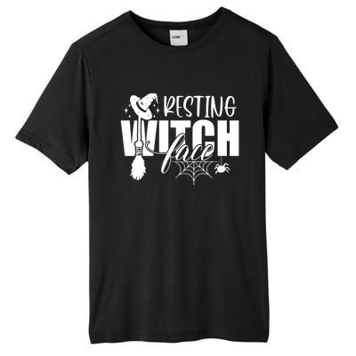 Resting Witch Face Funny Halloween Gift Tall Fusion ChromaSoft Performance T-Shirt