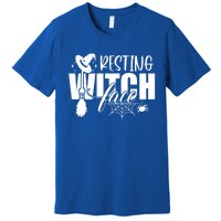 Resting Witch Face Funny Halloween Gift Premium T-Shirt