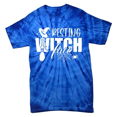 Resting Witch Face Funny Halloween Gift Tie-Dye T-Shirt