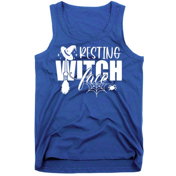 Resting Witch Face Funny Halloween Gift Tank Top