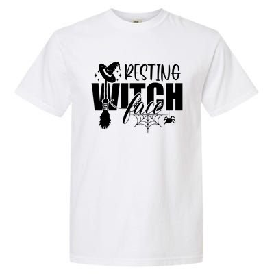 Resting Witch Face Funny Halloween Gift Garment-Dyed Heavyweight T-Shirt