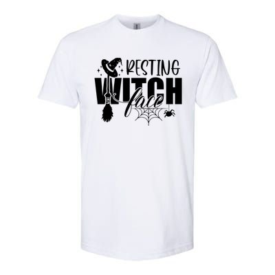 Resting Witch Face Funny Halloween Gift Softstyle® CVC T-Shirt