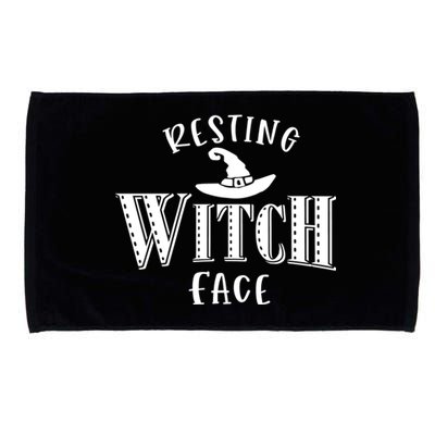 Resting Witch Face Wiccan Occult Cool Gift Microfiber Hand Towel