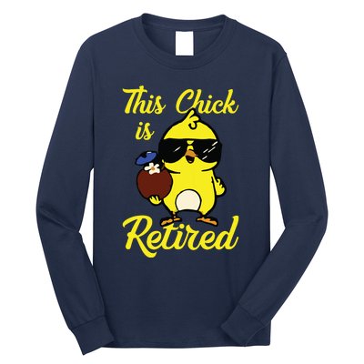 Retired Women Funny Retirement For Women Long Sleeve Shirt