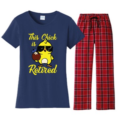 Retired Women Funny Retirement For Women Women's Flannel Pajama Set