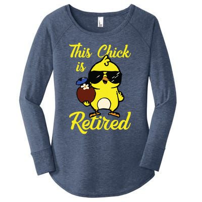 Retired Women Funny Retirement For Women Women's Perfect Tri Tunic Long Sleeve Shirt