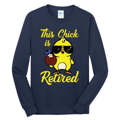 Retired Women Funny Retirement For Women Tall Long Sleeve T-Shirt