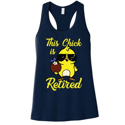 Retired Women Funny Retirement For Women Women's Racerback Tank